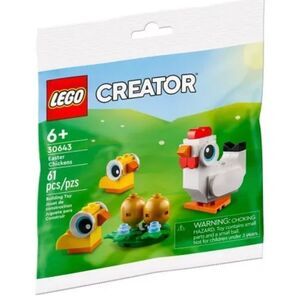 Lego Creator 30643 Spring Easter Chicken Chicks Polybag Set NEW & SEALED - 2023